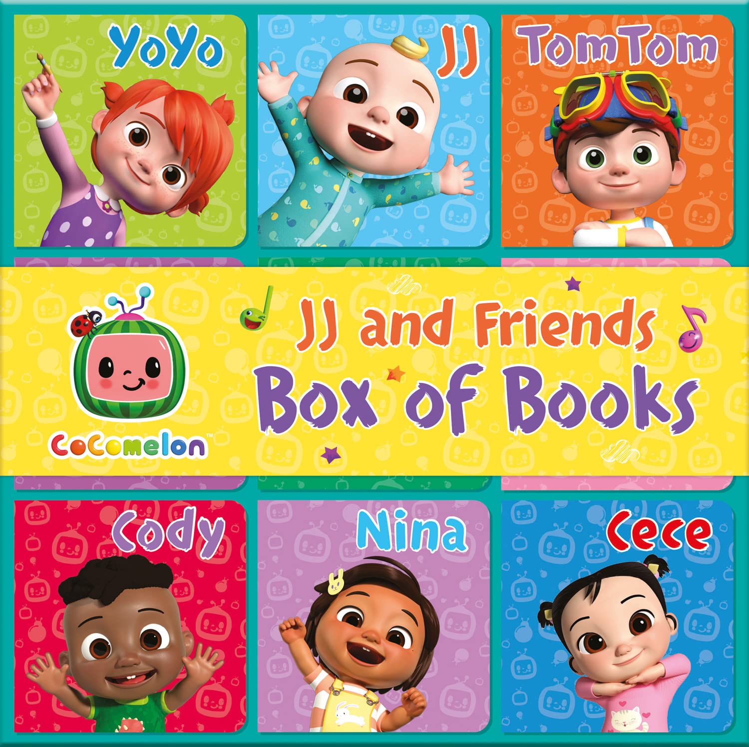JJ & Friends - Box Of Board Books - Cocomelon
