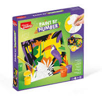 Paint By Numbers Jungle Parrot - Butterfly MAPED CREATIV 907085