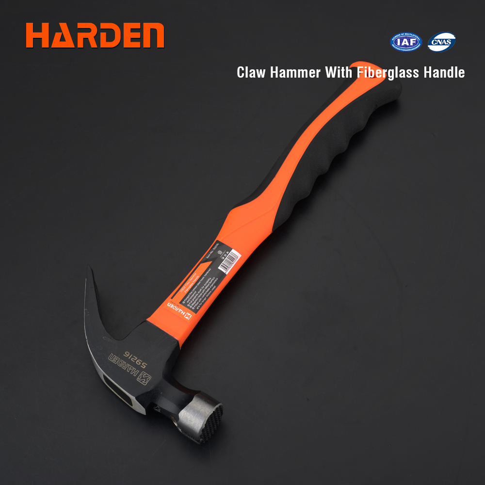 Harden 0.70kg/24oz Claw Hammer with Fib/Glss Handle 590216