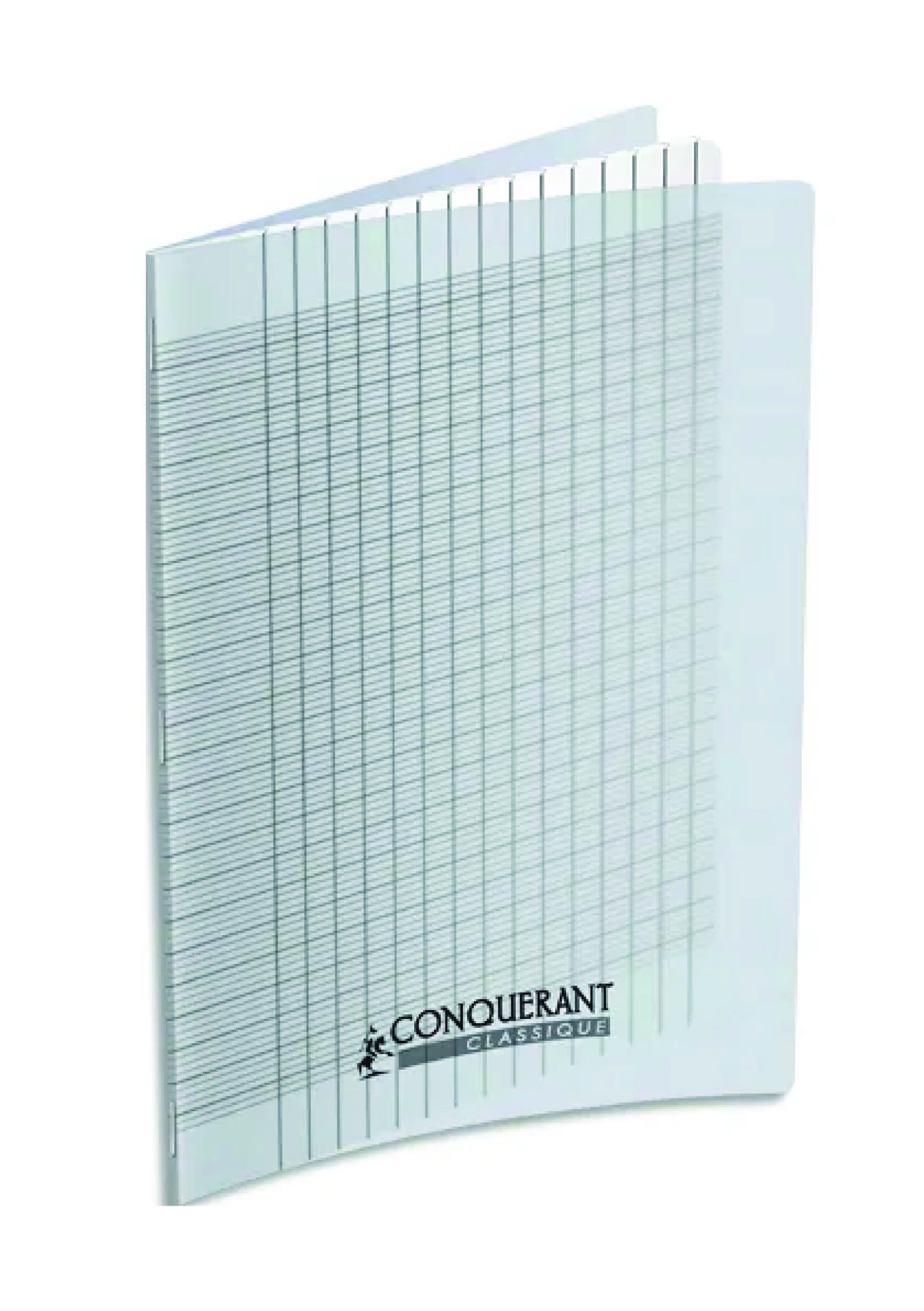 Cahier Seyes 2.5mm A4 21x29 96PGS 90G Polypro Incolore Conquerant 4845