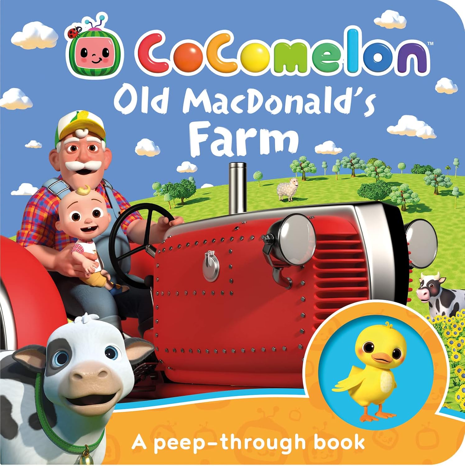 Old Macdonald's Farm - A Peep-Through Board Book  - Cocomelon
