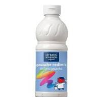 LB EDUCATION GOUACHE REDIMIX 500ML BTL WHITE