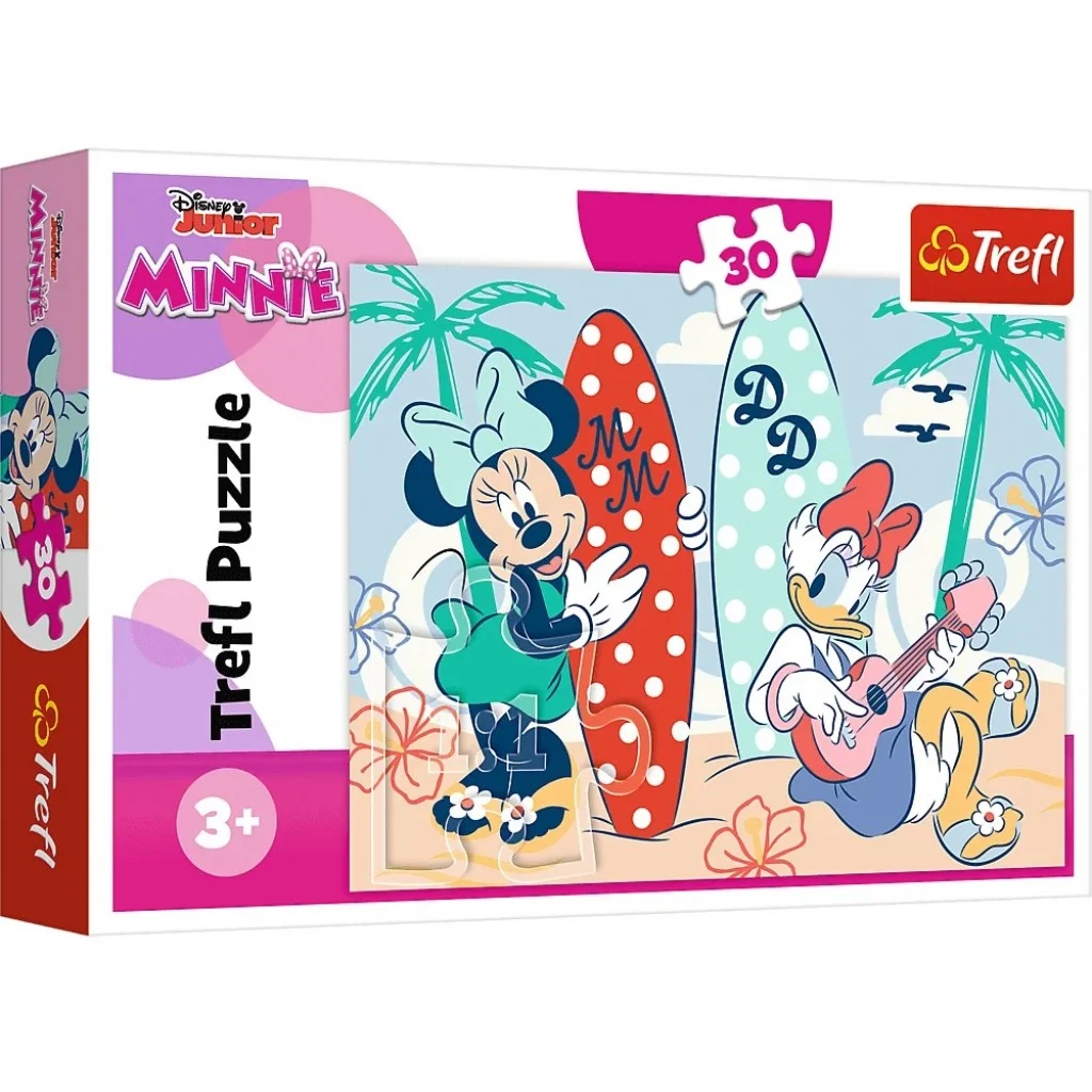 Puzzles 30pcs Colorful Minnie / Disney Minnie Trefl 18302
