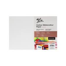 Cotton Watercolour Paper 300gsm A3 5 Sheets Mont Marte