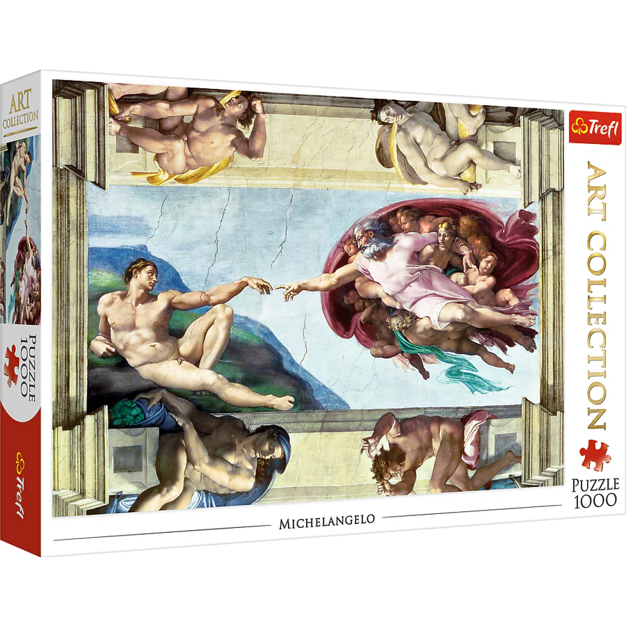 Puzzles -  1000  - Art Collection - The Creation of Adam