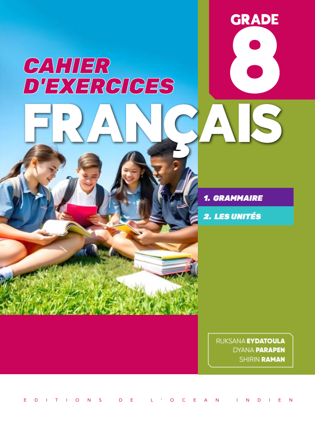 Cahier d'Exercises Francais Grade 8