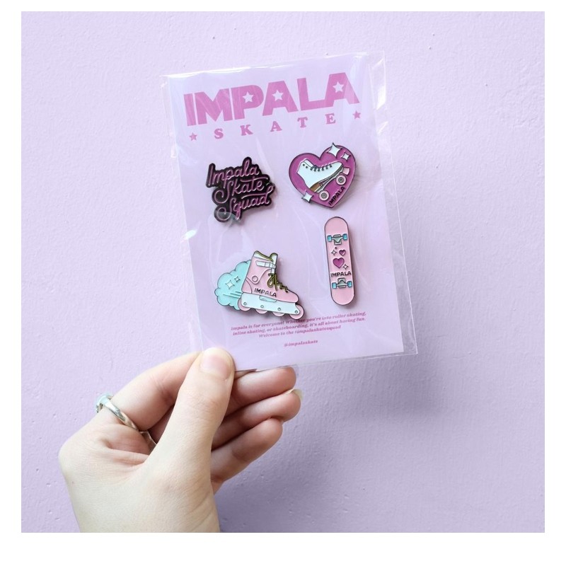 IMPALA SKATE ENAMEL PIN PACK