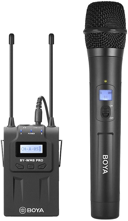 BOYA UHF WIRELESS HANDHELD MIC KIT 1+1