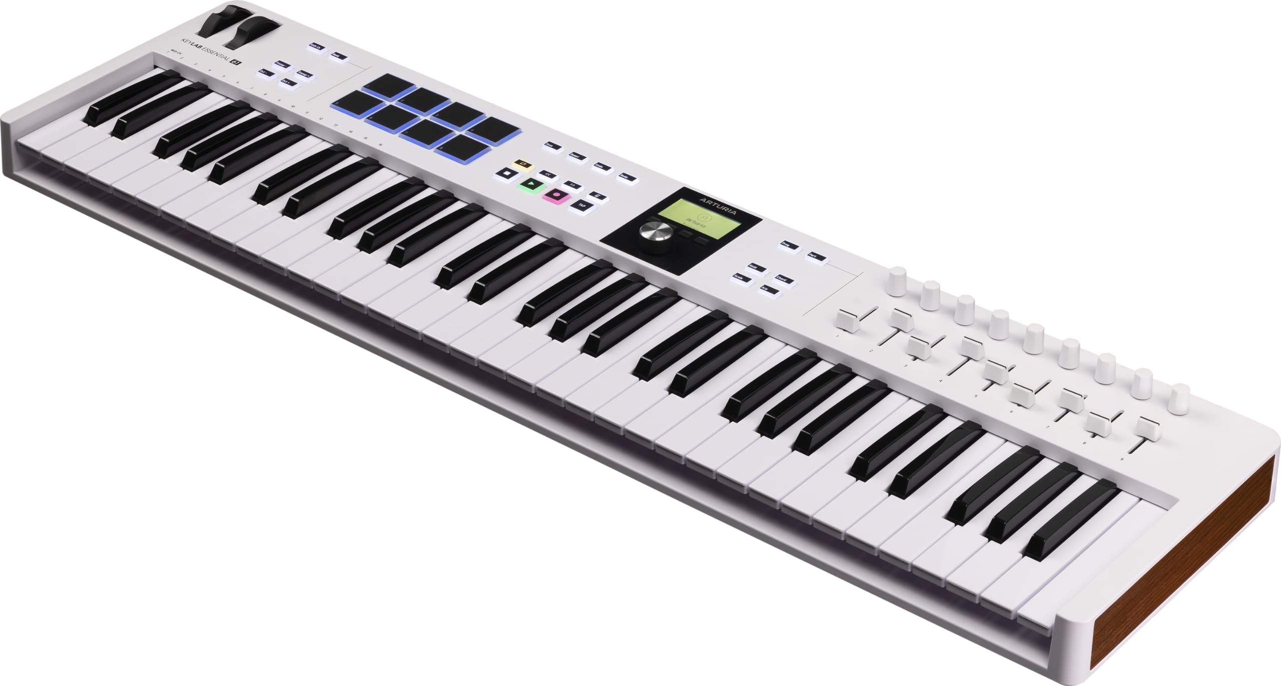 Arturia KeyLab Essential mk3 61-Key Universal MIDI Controller and Software (White)