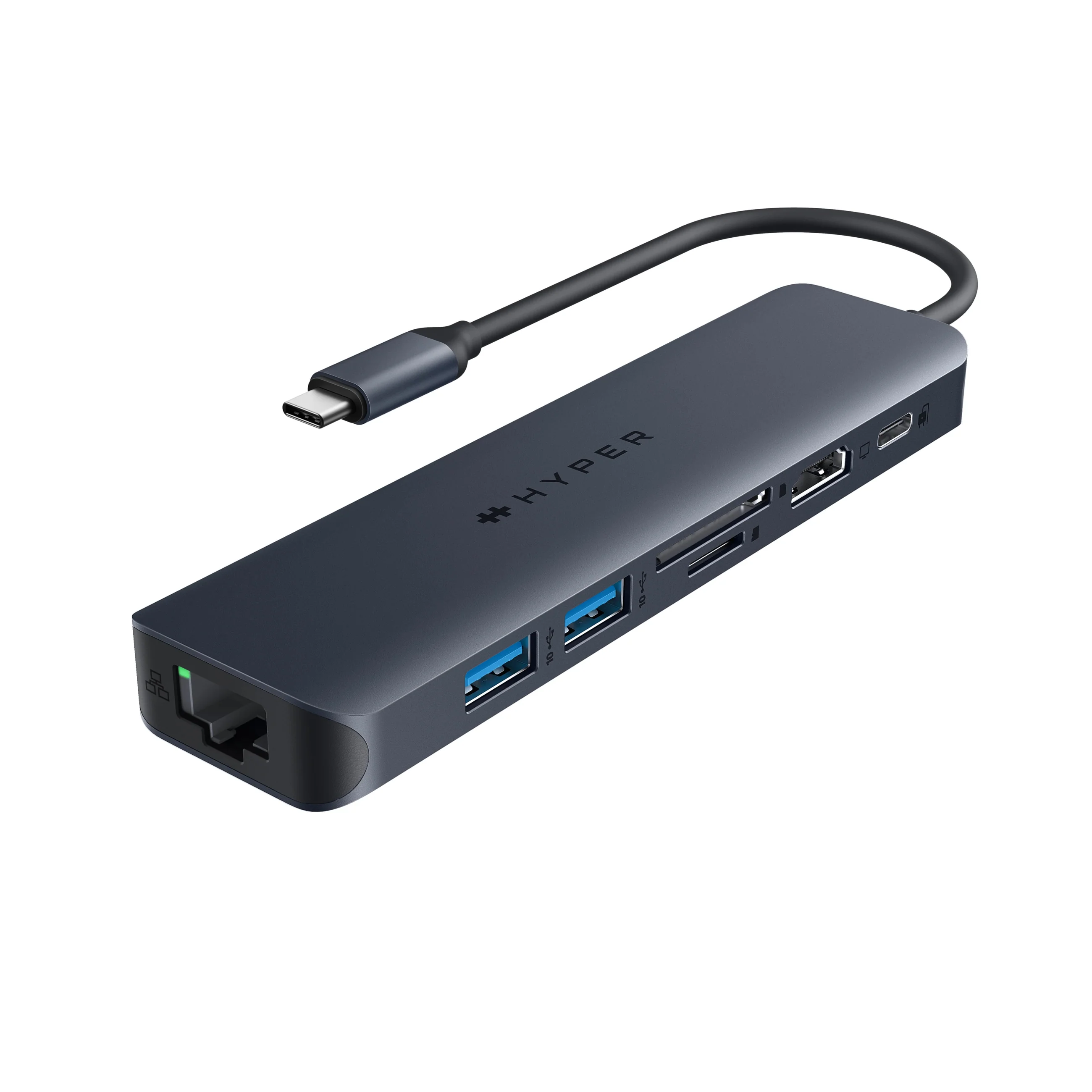 HyperDrive Next 7 Port USB-C Hub with 10Gbps USB 3.2