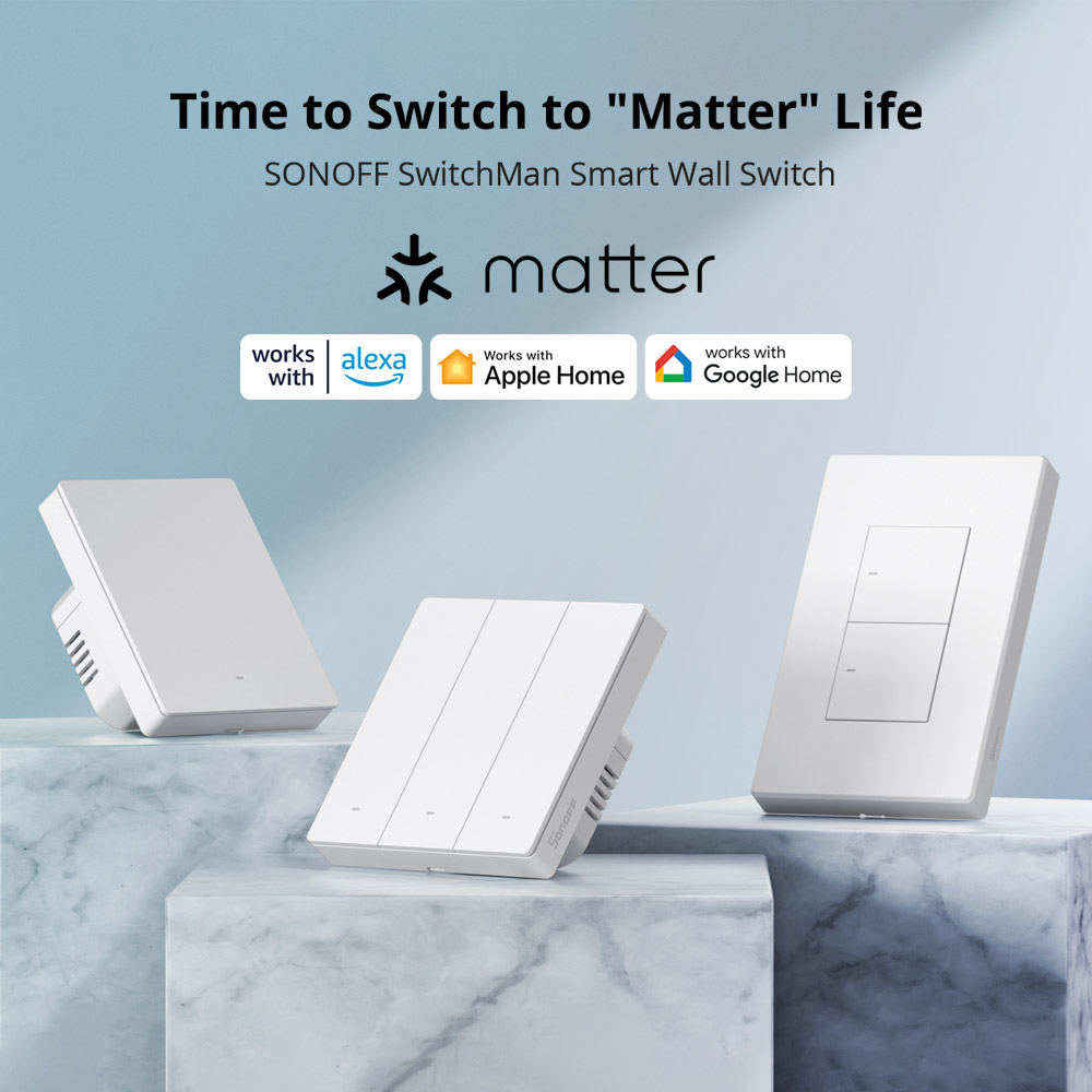Sonoff Matter Wall Switch (Homekit Compatible)