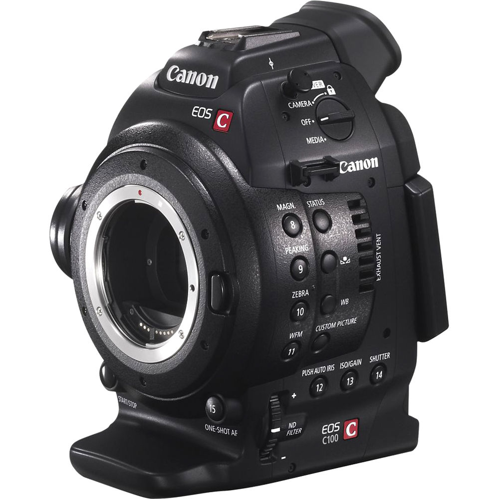 Demo - Canon EOS C100 MKII Cinema EOS Camera with Dual Pixel CMOS AF (Body Only)- Showroom unit