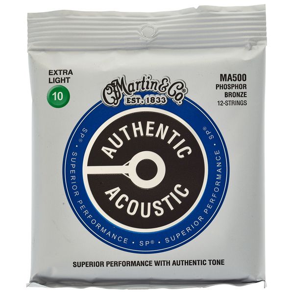 Martin Guitars Authentic Acoustic String Set for 12-string Guitar