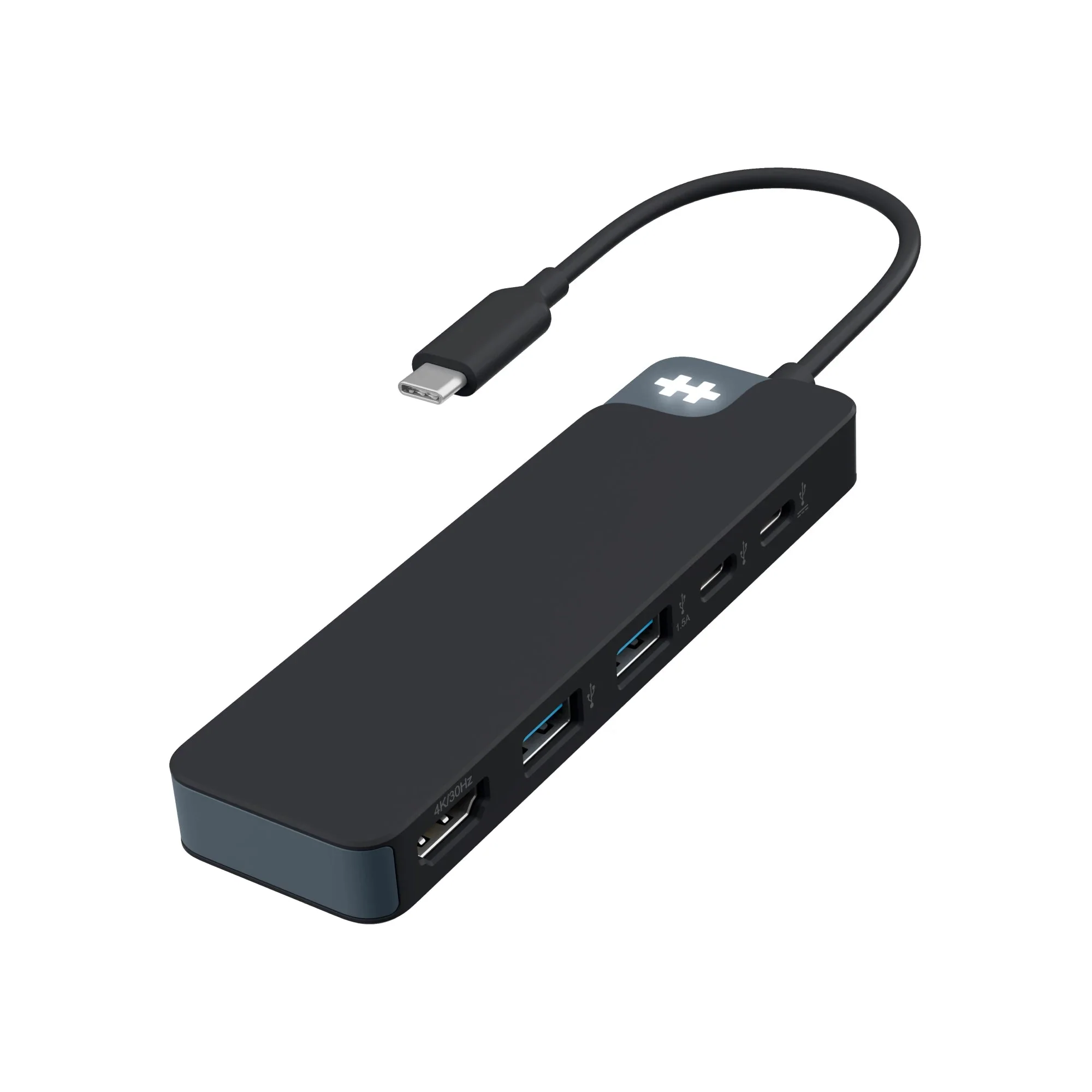 HyperDrive Flex 5 Port USB-C Hub (Black)