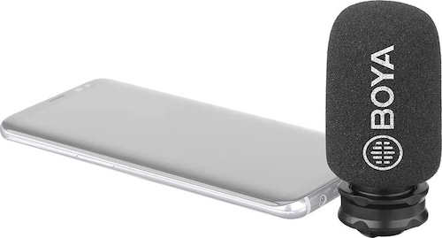 BOYA Plug-On Stereo Microphone for USB Type-C Android