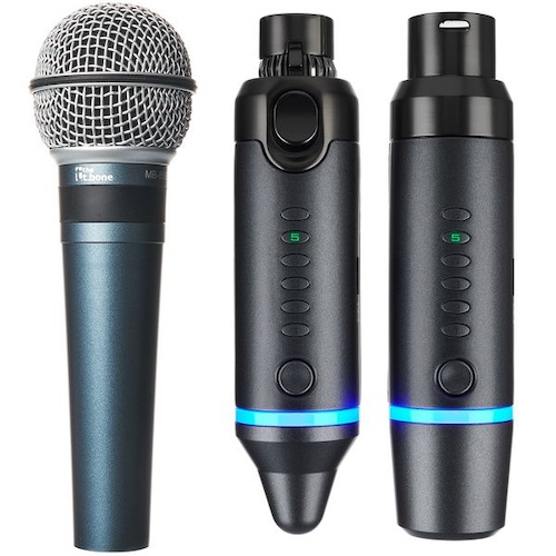T.Bone Free2B 2.4 GHz wireless plug-on mic system for dynamic mics