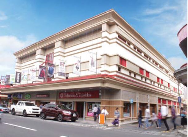 SUNSHEEL SHOPPING CENTER IS LAUNCHED IN 2001 WITH 45 SHOPS AT ROYAL ROAD,CUREPIPE
