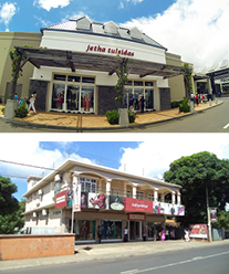 OPENING OF THE FIRST INDIAN
STORE IN THE BAGATELLE MALL
OF MAURITIUS (5,400 SQ FT). THE SAME
YEAR, THE TRIOLET BRANCH
IS OPENED. ( 5,300 SQ FT ).
