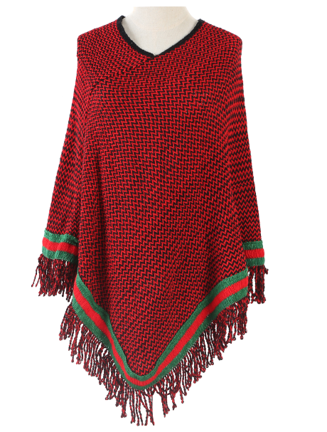PONCHO-WINTER-ACRYLIC-JTS 19-4-B05