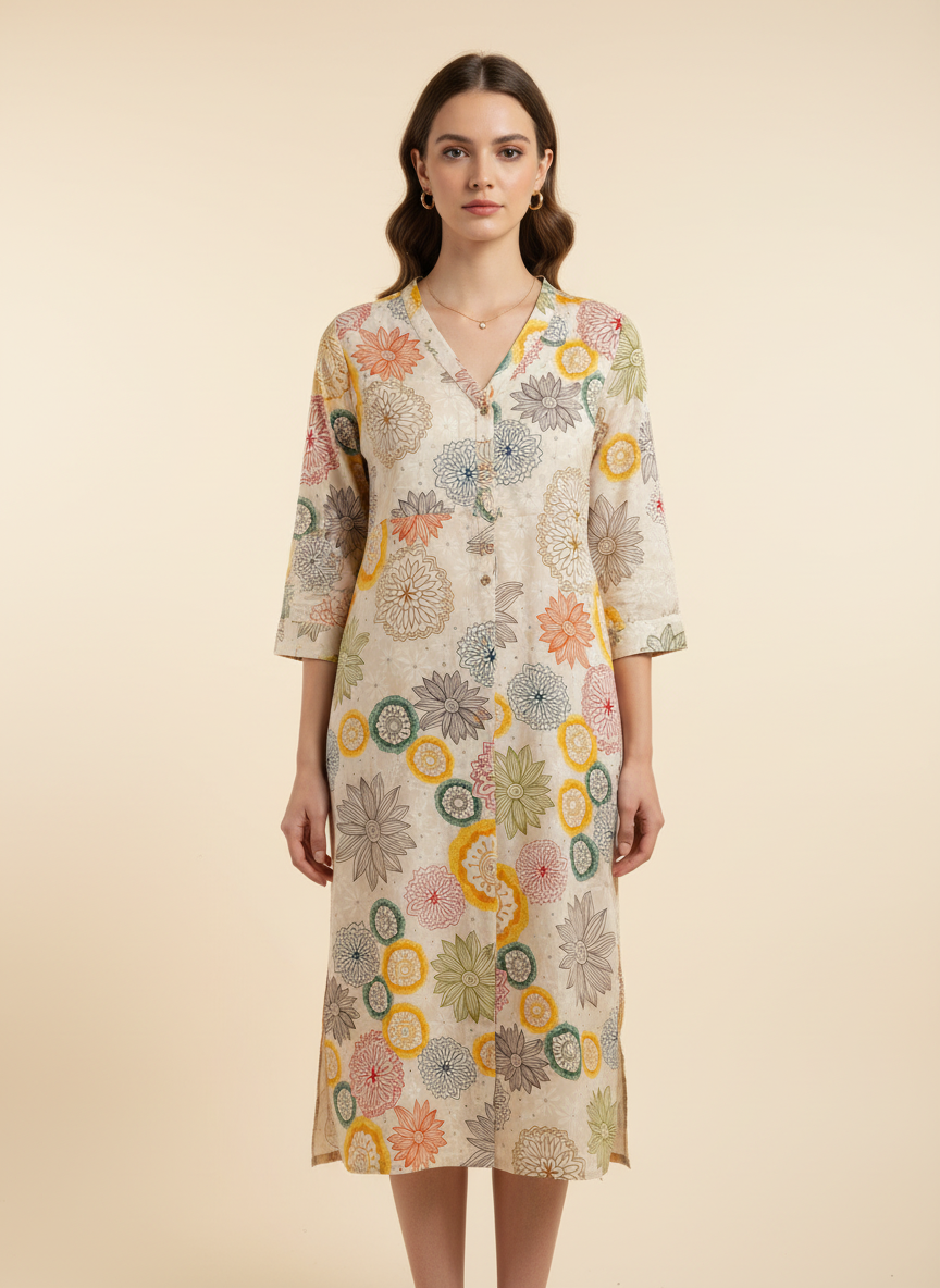 WOMEN ETHNIC KURTIS (1PC )