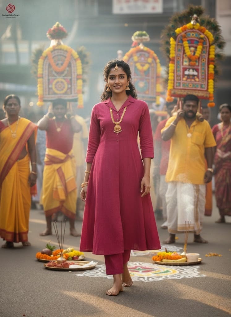 WOMEN ETHNIC KURTI SET (2 PCS)