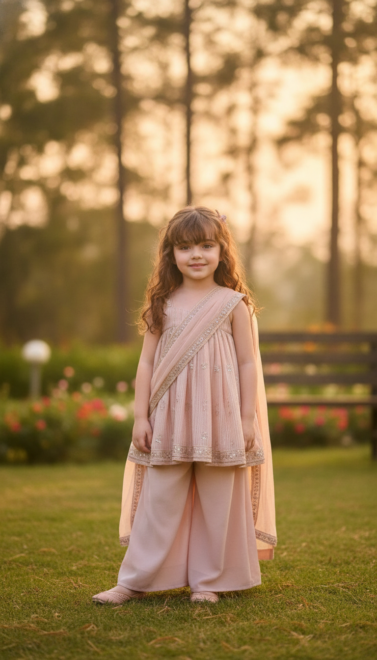 GIRLS CHURIDHAR (3PC)