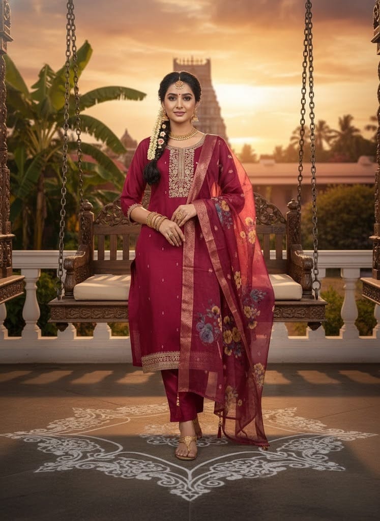 WOMEN ETHNIC CHURIDHAR (3PC)