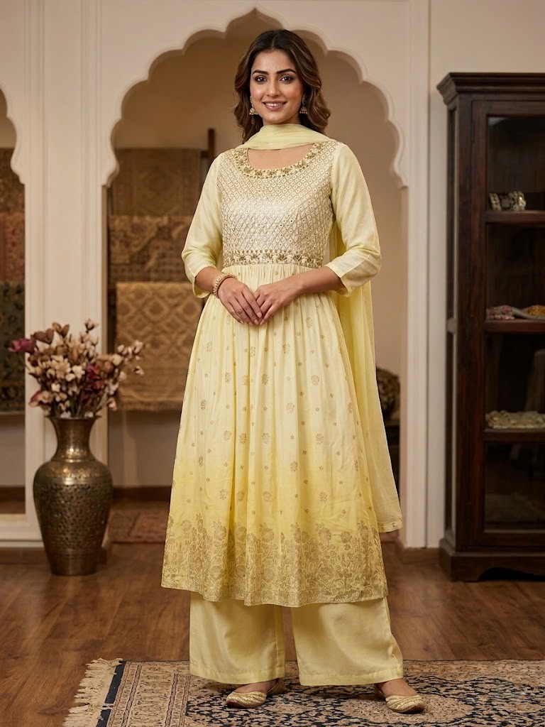LADIES CHURIDHAR L/P LS