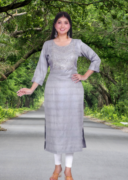 LADIES KURTI LONG L/S