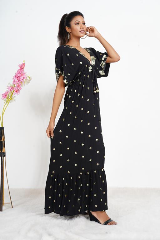 WOMEN WESTERN MAXI DRESS