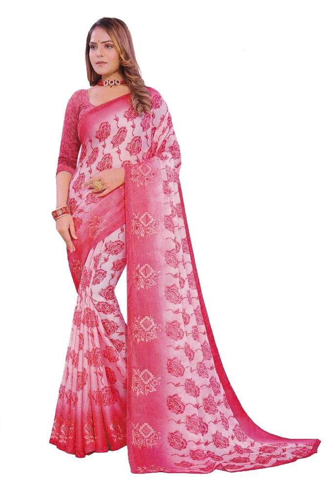 Shop Digital Printed Sarees Online | Linen World