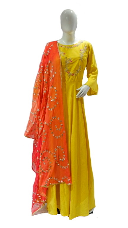 LAD CHURIDAR-SYN/GOWN-LP CHURI LS-SHIV 2/20-23