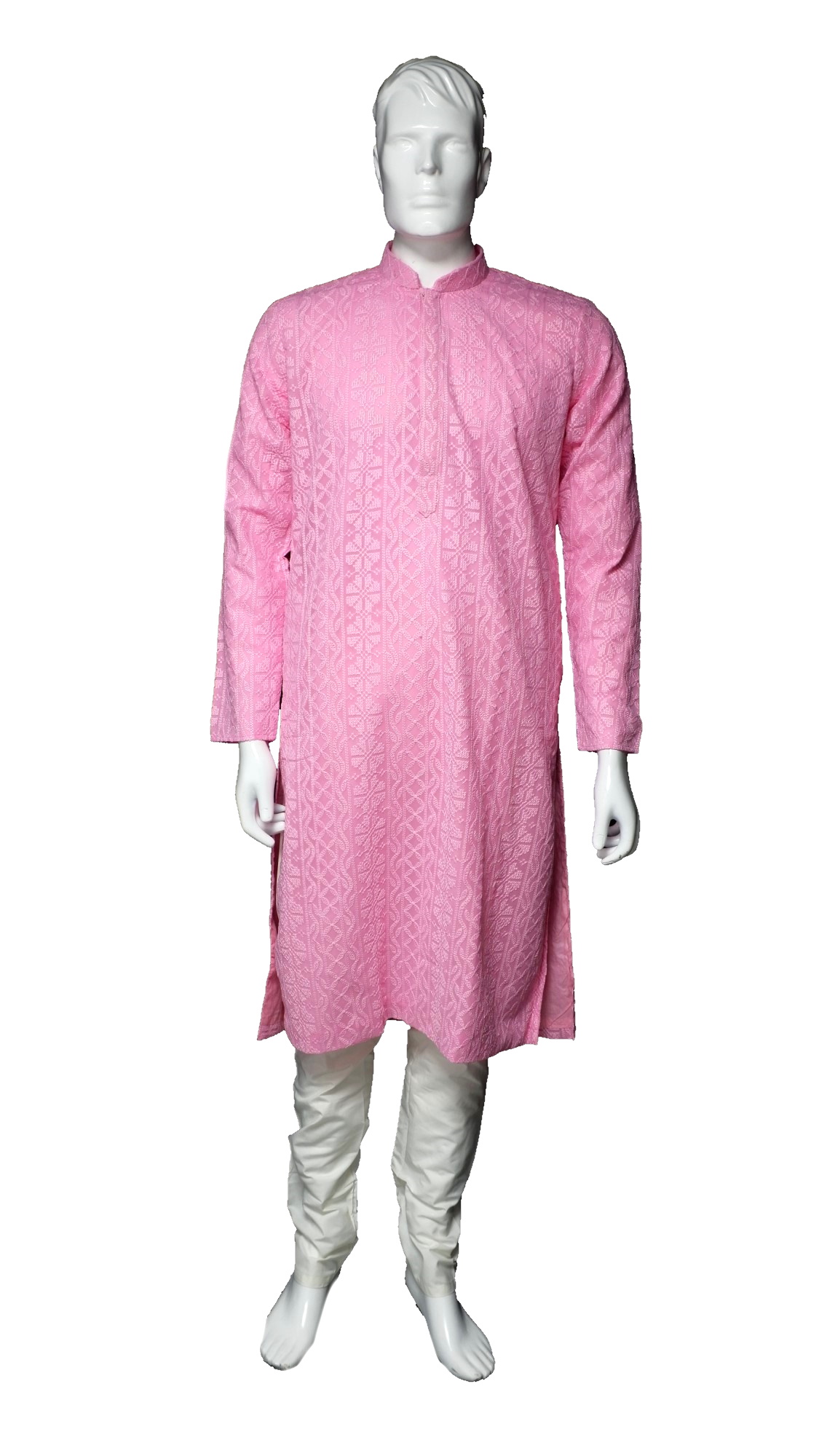 MENSWEAR-KURTA PYJAMA-COT/CHICKAN-1387