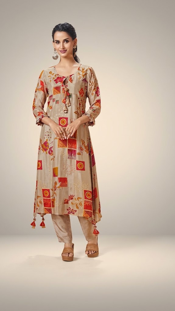 WOMEN ETHNIC KURTI SET (2 PCS)