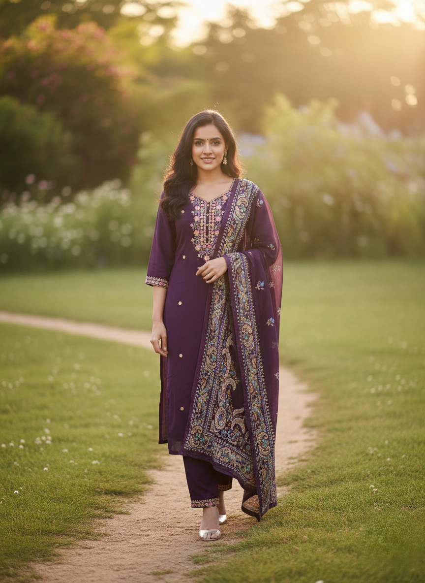 LADIES CHURIDAR L/P LS