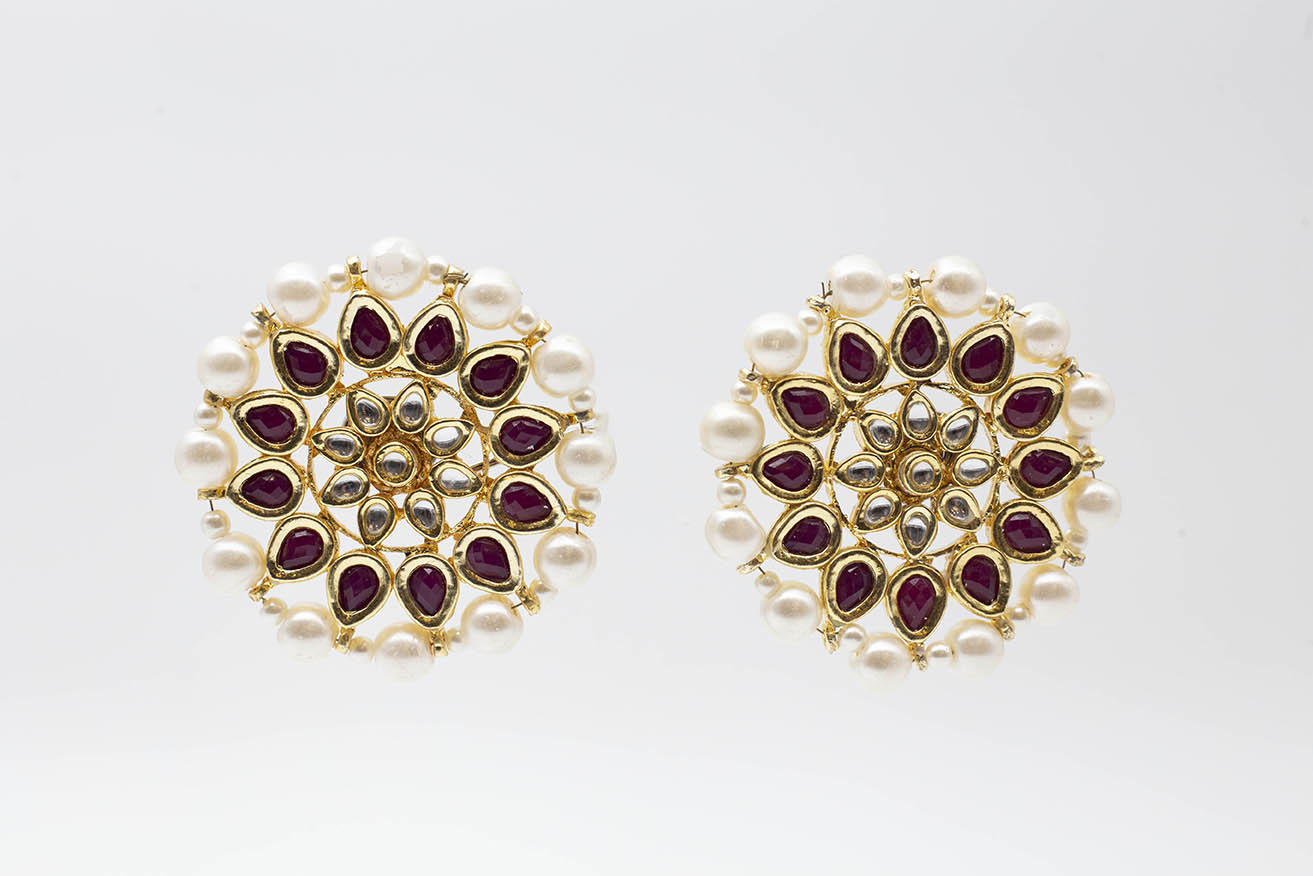 JEWELRY/ACCS-SIA IMTATION-EARRING-136 P
