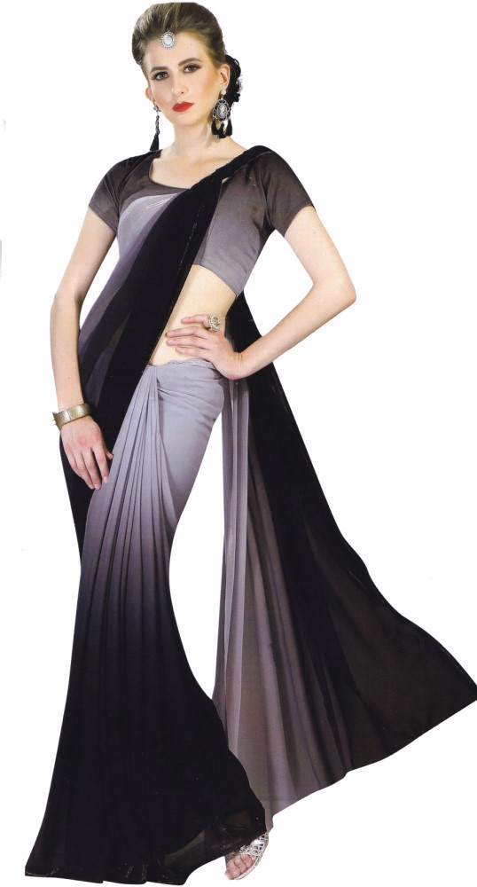 SAREE S-GEORGETTE-SHADED-ASM 9386