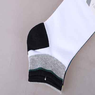 Contrast Colour Men's Socks - 2 Pairs