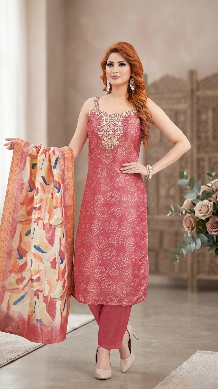 WOMEN ETHNIC CHURIDHAR STRAPS L/P