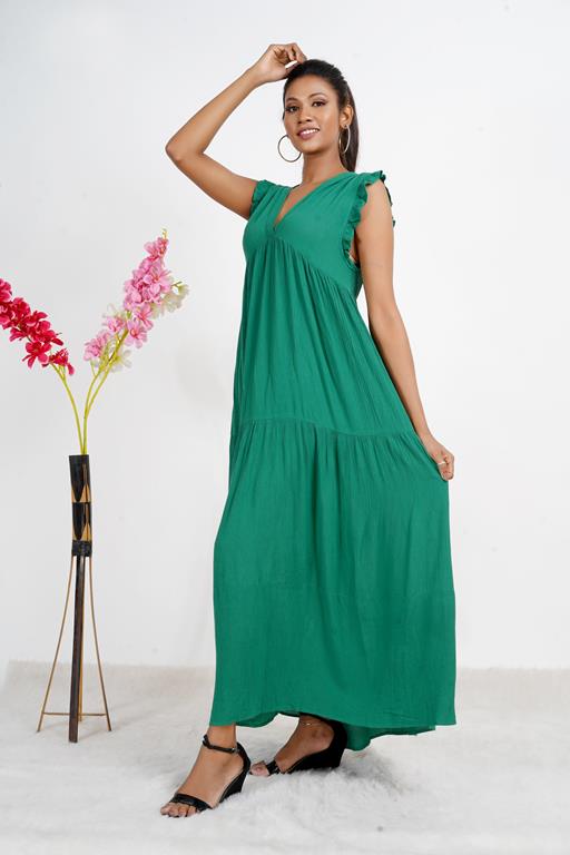 WOMEN WESTERN MAXI DRESS