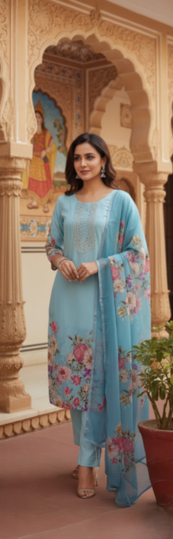 WOMEN ETHNIC CHURIDHAR (3PC)