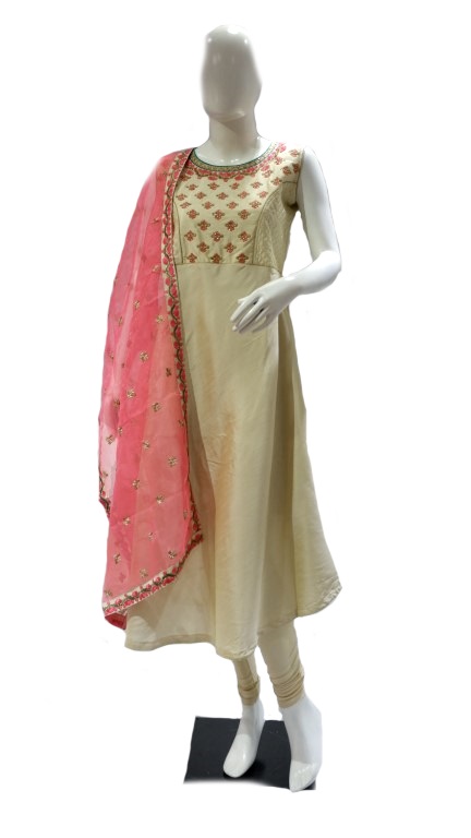 LAD CHURIDAR-SYNTHETIC-LP CHURI L/S-RC 02/20-124