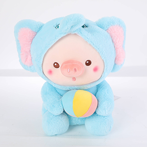 Stuffed Toy - Pig in Elephant Costume