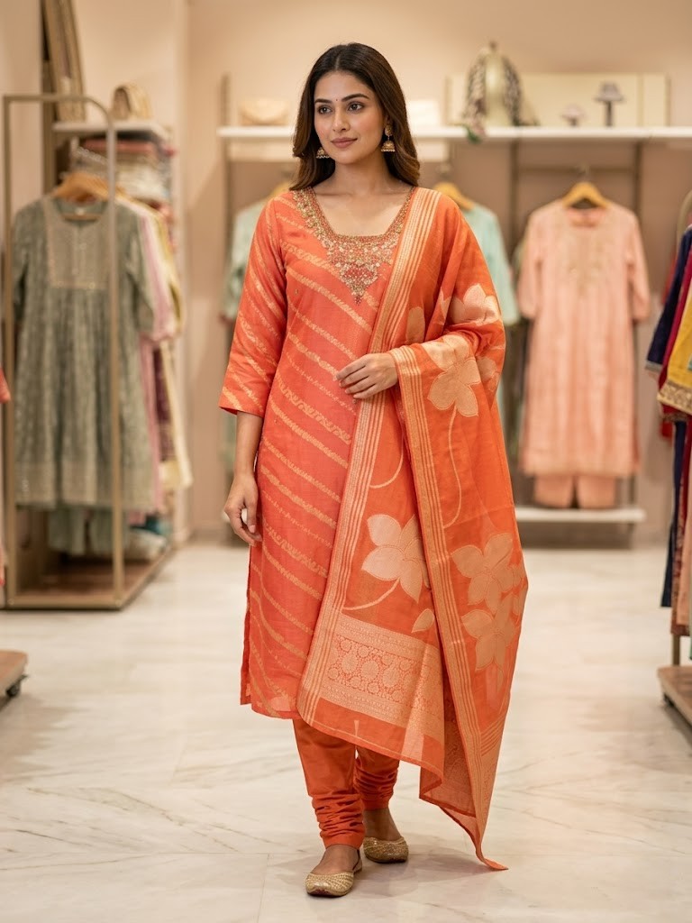 WOMEN ETHNIC CHURIDHAR (3PC)