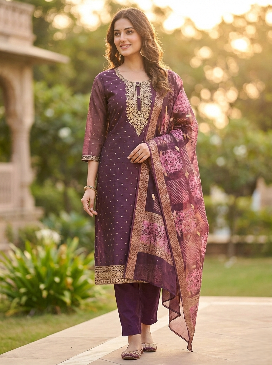 WOMEN ETHNIC CHURIDHAR (3PC)