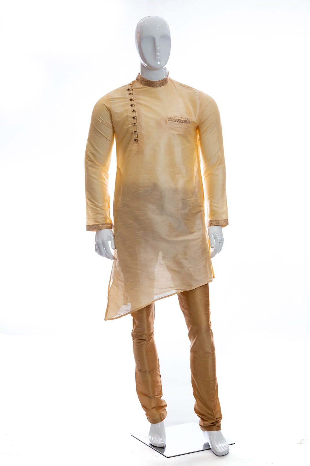 MENSWEAR-KURTA PYJAMA-SYNTHETIC-801 P