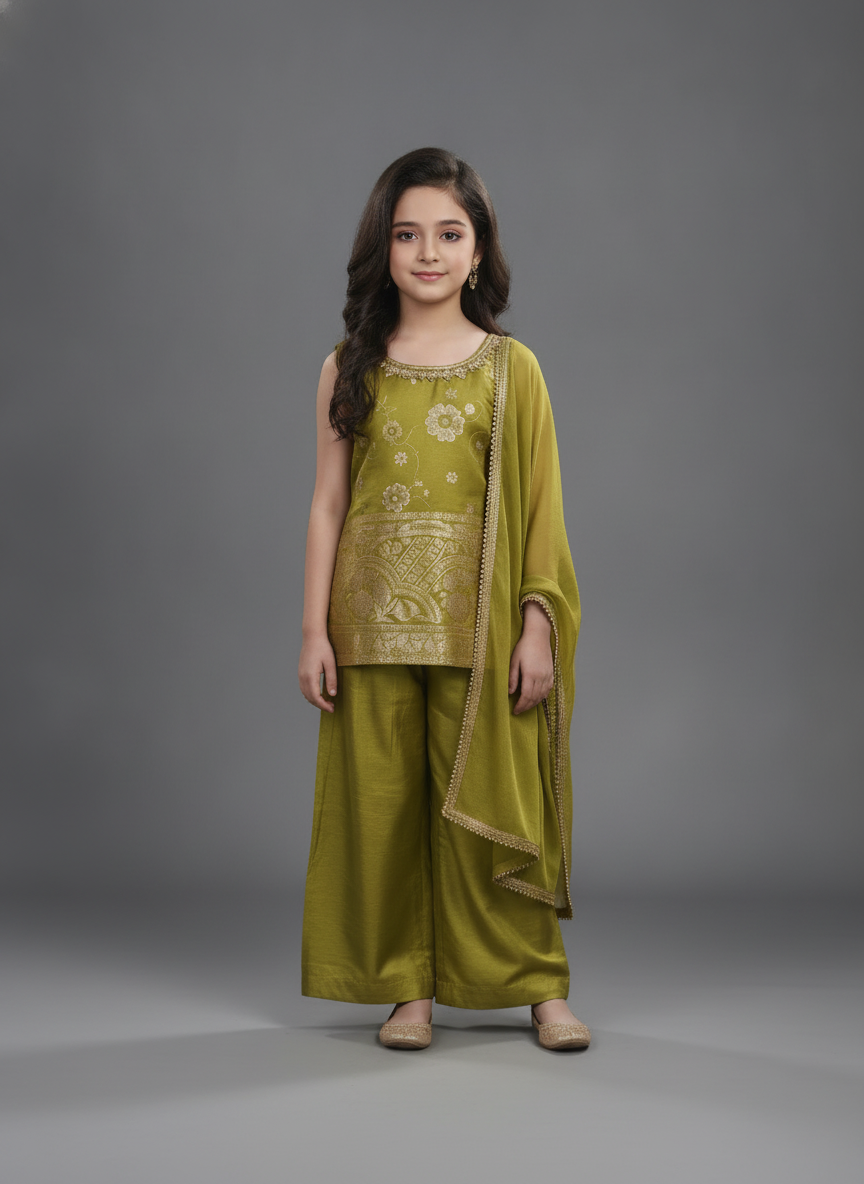 GIRLS CHURIDHAR (3PC)