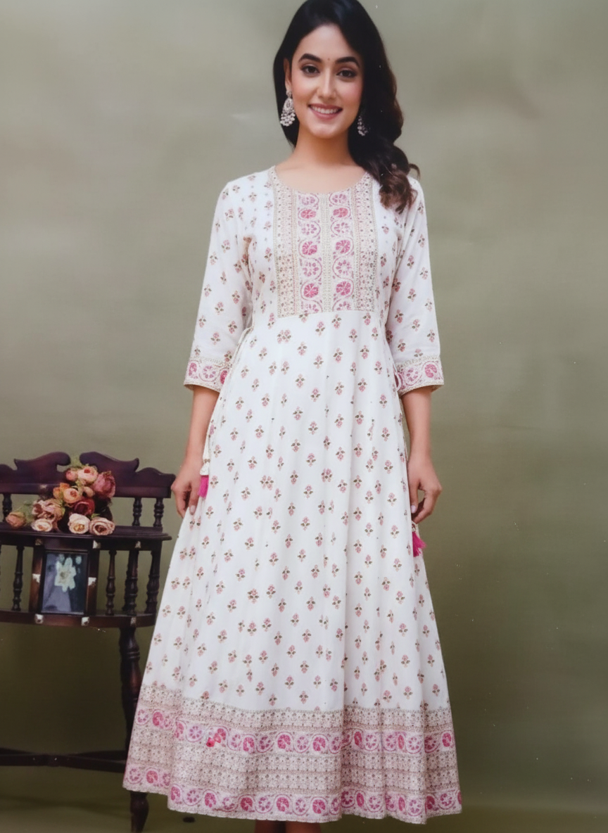 WOMEN ETHNIC KURTIS (1PC ) LONG