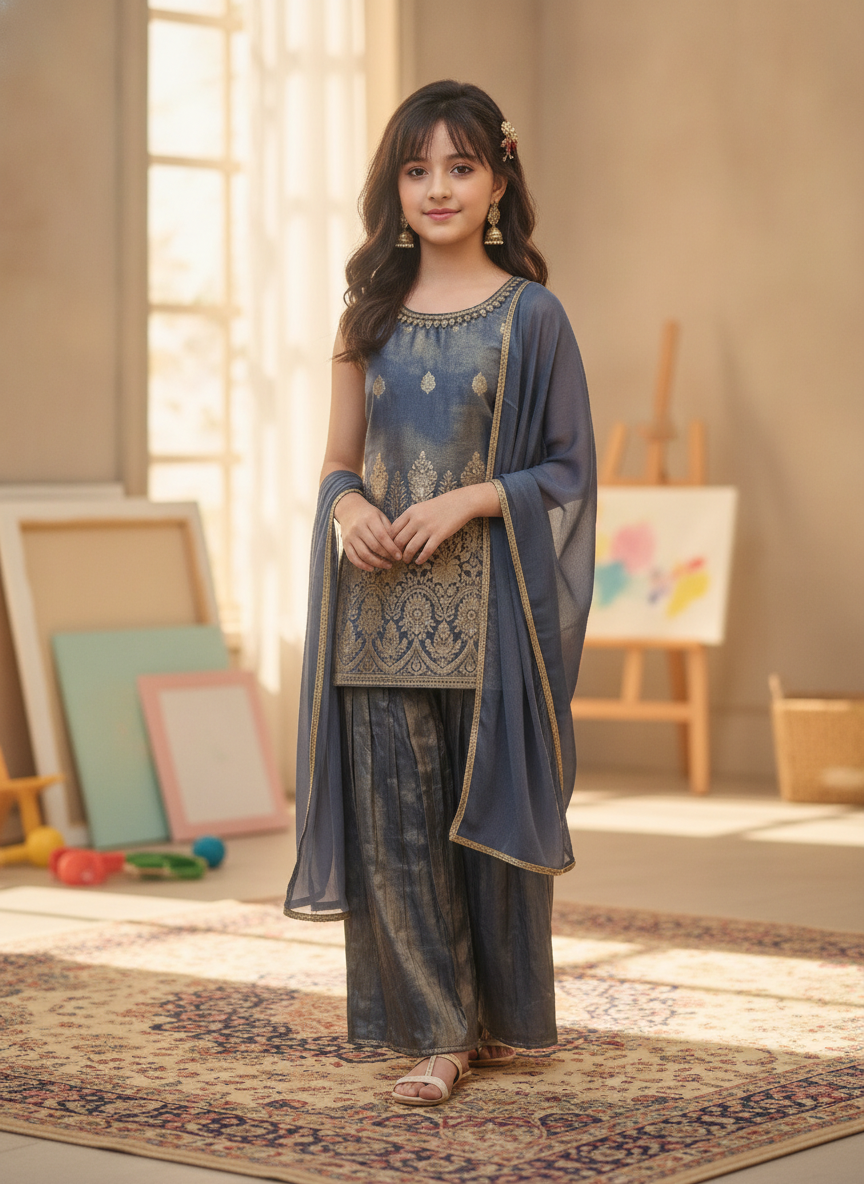 GIRLS CHURIDHAR (3PC)