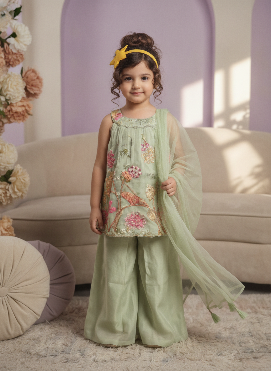 GIRLS CHURIDHAR (3PC)